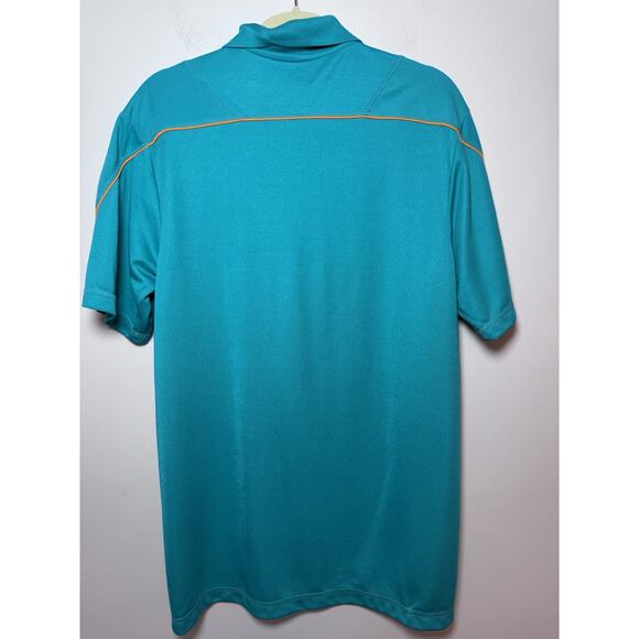 NFL Team Apparel Miami Dolphins Golf Shirt Men's Sz Medium Football - Picture 8 of 9